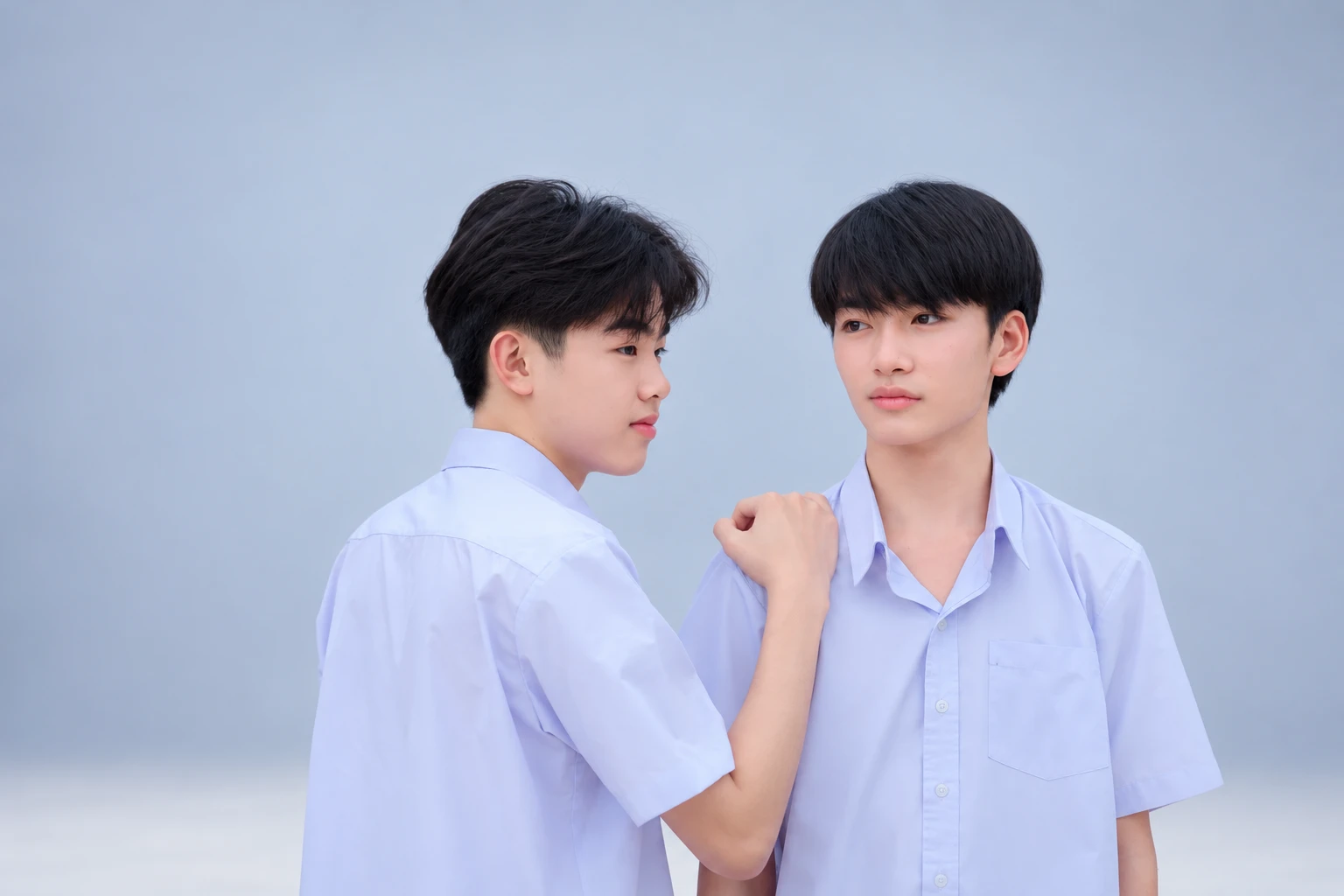 BIBLE และ KIW ในภาพแฟชั่นสตูดิโอ